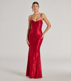 Haisley Floral Lace Mermaid Prom Dress – Open Back Long Formal Gown