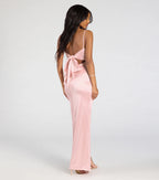 Carolina Wickelkleid Rosa Seitenansicht mit Square Neck