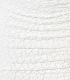 Witte Kanten Midi Jurk met Ruches – Bodycon Jurk met Vierkante Hals en Spaghettibandjes