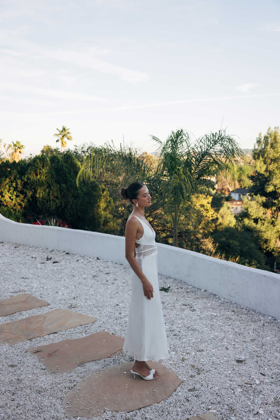 Lace Satin Maxi Dress – Graduation Gown & Elegant Evening Dress