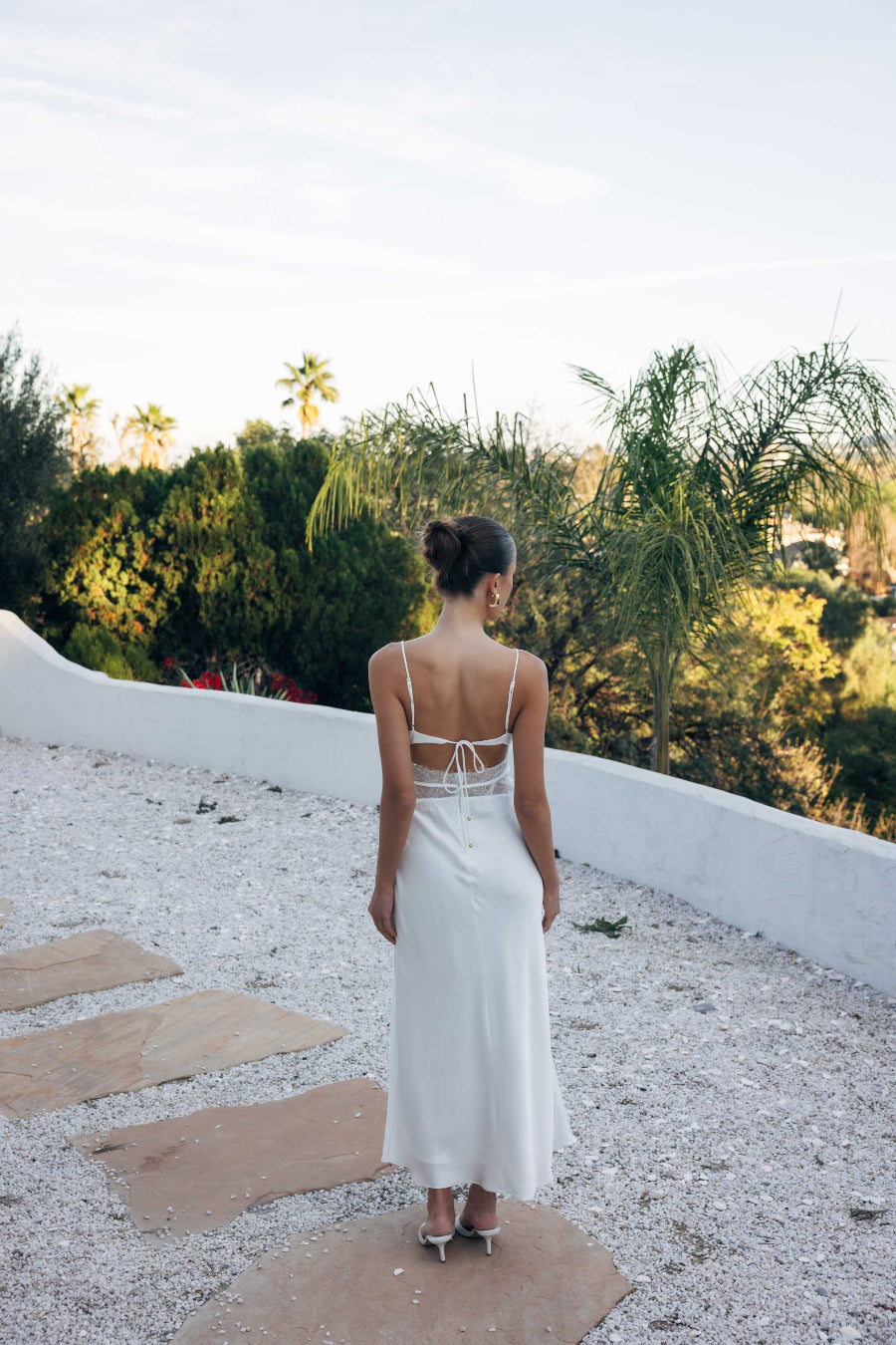 Lace Satin Maxi Dress – Graduation Gown & Elegant Evening Dress