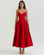 Strapless Corseted Ball Gown – Voluminous Skirt Wedding Guest Formal Dress 2026
