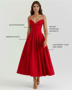 Strapless Corseted Ball Gown – Voluminous Skirt Wedding Guest Formal Dress 2026