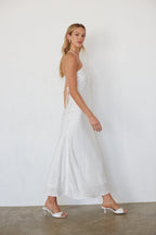 Floral Satin Open Back Maxi Dress – Wedding Guest Gown & Evening Dress