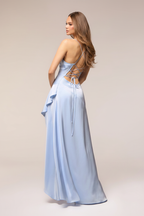 Back view – lace-up open back