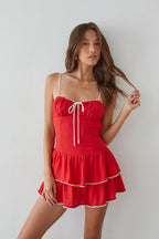 Open Back Mini Dress – Summer Festival Dress & Ruffle Party Gown