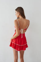 Open Back Mini Dress – Summer Festival Dress & Ruffle Party Gown