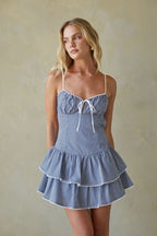 Open Back Mini Dress – Summer Festival Dress & Ruffle Party Gown