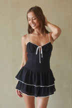 Open Back Mini Dress – Summer Festival Dress & Ruffle Party Gown