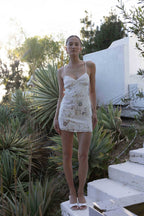 Sequin Beaded Mini Dress – Graduation Party Dress & Floral Gown