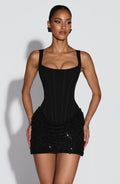 Schwarzes Minikleid – Cocktailkleid Damen